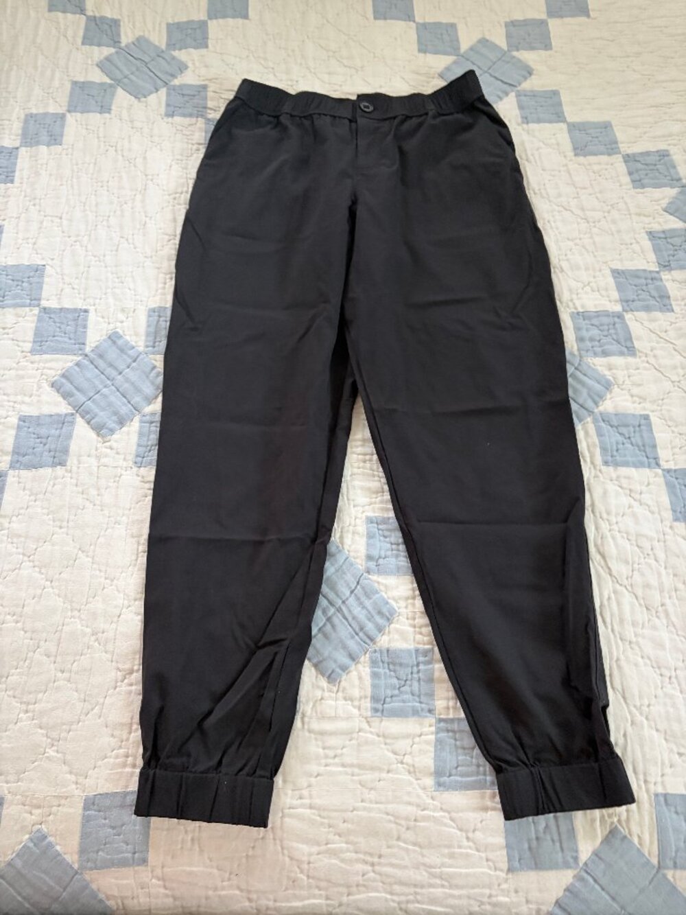 Wool& Merino Wool Blend Joggers